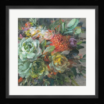 Framed Exotic Bouquet Print