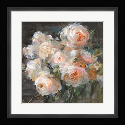 Framed Braderie Roses Print