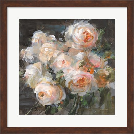 Framed Braderie Roses Print