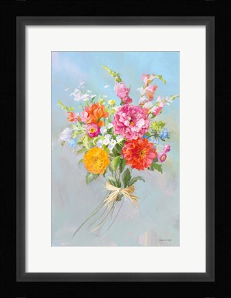 Framed Country Bouquet II v2 Print