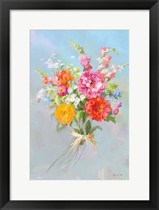 Framed Country Bouquet II v2 Print