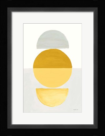 Framed In Between I Yellow Print