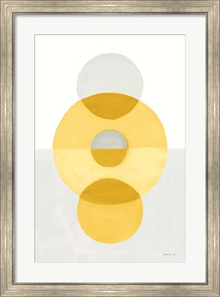 Framed In Between II Yellow Print