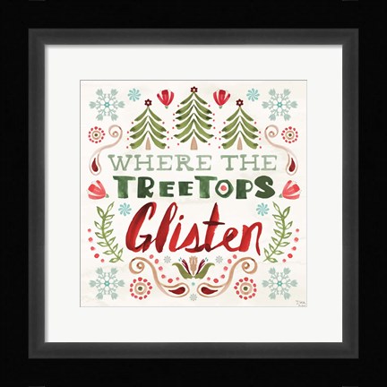 Framed Festive Season V Print