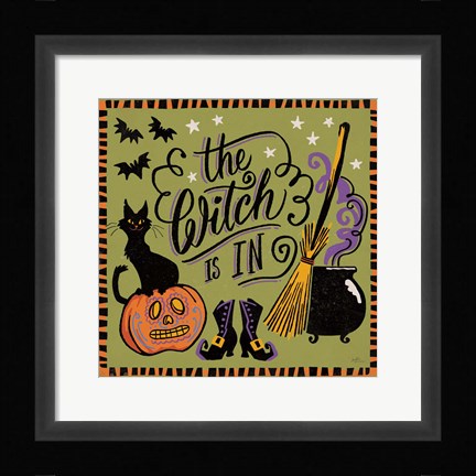 Framed Halloween Expressions IV Print