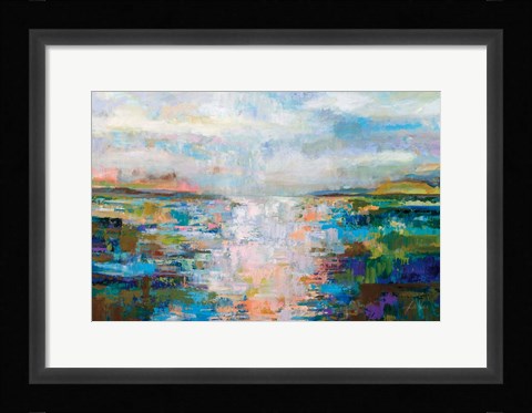Framed Calm Dawn Crop Print