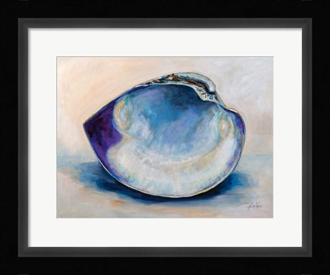 Framed Quahog Shell Print