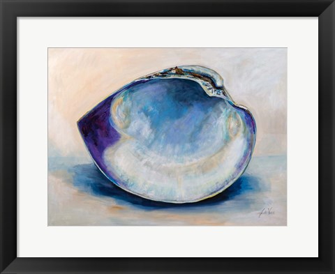 Framed Quahog Shell Print