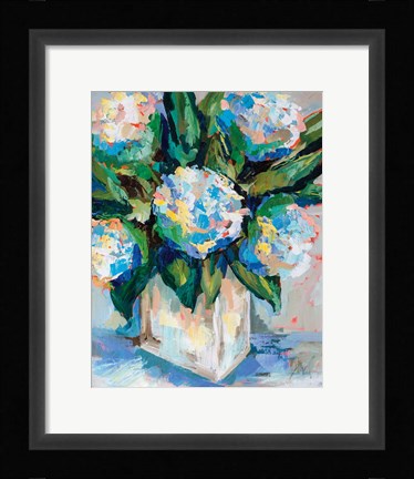 Framed White Wash Print