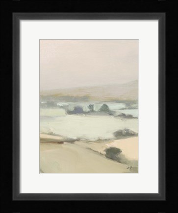 Framed Dream Valley I Light Crop II Print