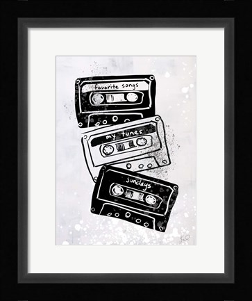 Framed Turn it Up XI Print