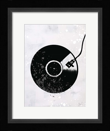 Framed Turn it Up XII Print