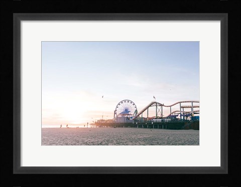 Framed Santa Monica Pier Print