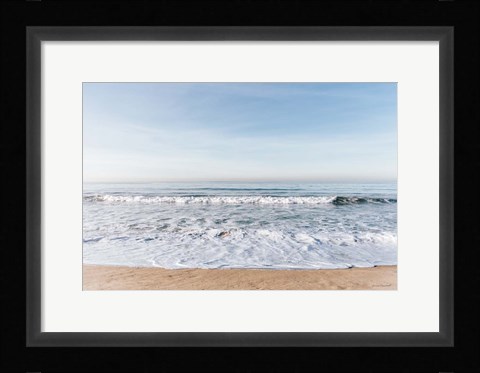 Framed Santa Monica Beach I Print