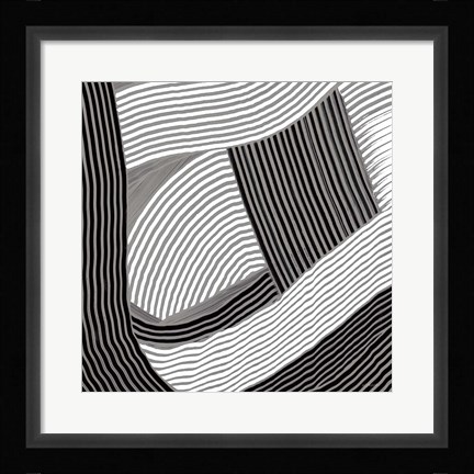 Framed Weaving III Paloma Print