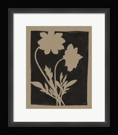 Framed Joyful Spring I Travertine Print
