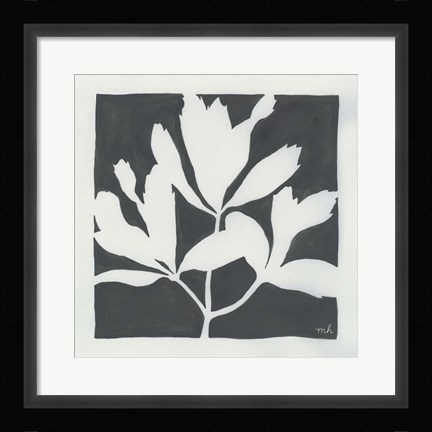 Framed Growing II Gray Print