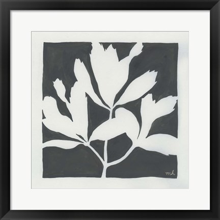 Framed Growing II Gray Print