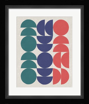 Framed Make it Mod II Green Print