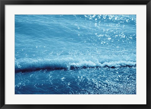 Framed Sparkling Waters IV Print