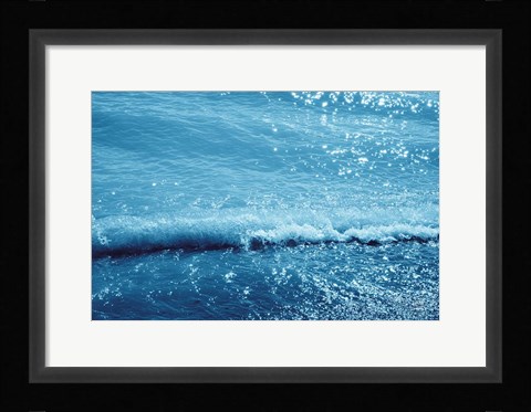 Framed Sparkling Waters IV Print