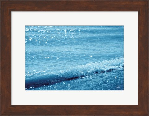 Framed Sparkling Waters III Print