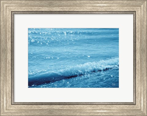 Framed Sparkling Waters III Print