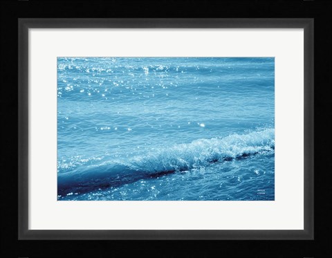 Framed Sparkling Waters III Print