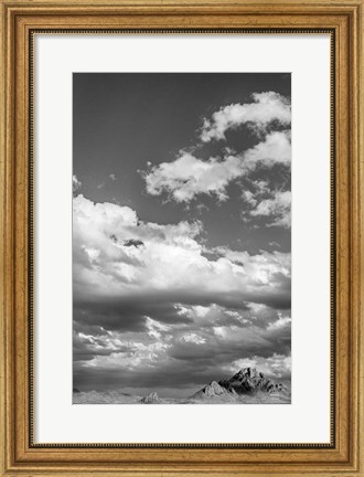Framed Long Way to Ride BW Print