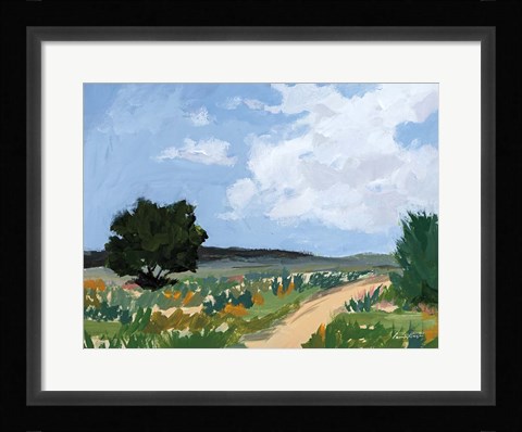 Framed Spring Walk Print