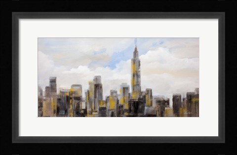 Framed Manhattan Clouds Print