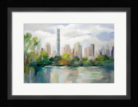 Framed Central Park Early Spring Print