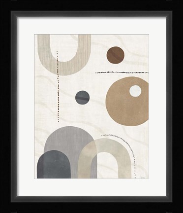 Framed Soft Balance I Neutral Print