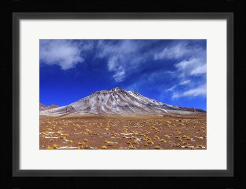 Framed Lascar Stratovolcano in Chile Print