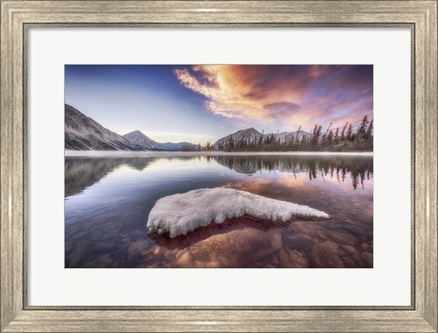 Framed Sunset, Kluane National Park, Canada Print