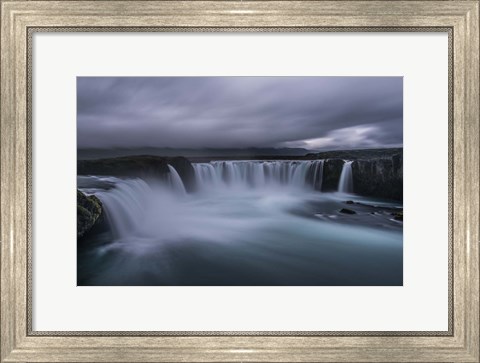 Framed Godafoss Waterfall, Iceland Print