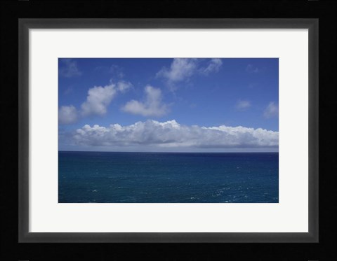 Framed Pacific Ocean, Kauai, Hawaii Print