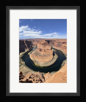 Framed Horseshoe Bend Seen from the Lookout Area, Page, Arizona Print