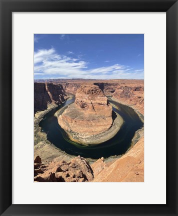 Framed Horseshoe Bend Seen from the Lookout Area, Page, Arizona Print