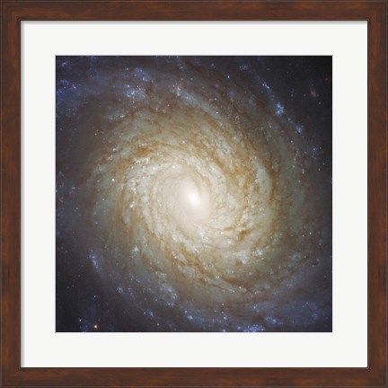 Framed Nucleus of Spiral Galaxy NGC 976 Print