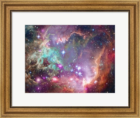 Framed Stellar Nursery in the Rosette Nebula Print