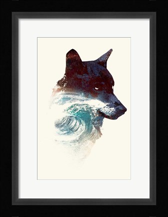 Framed Night Swim Print