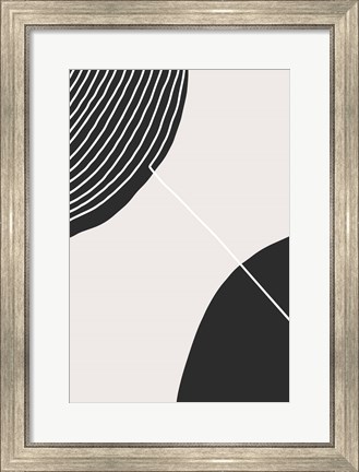 Framed Connected Circles Print