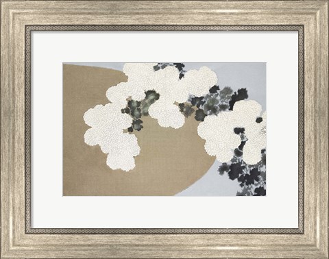 Framed Floral Abstract Print