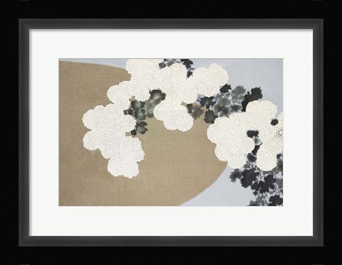 Framed Floral Abstract Print