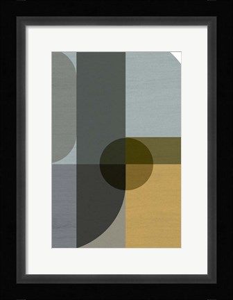 Framed Geometric Shapes II Print