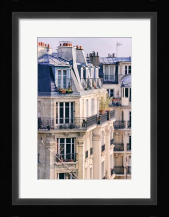 Framed Paris Apartment View Print