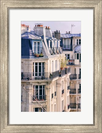 Framed Paris Apartment View Print