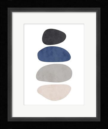 Framed Stone No. 2 Print