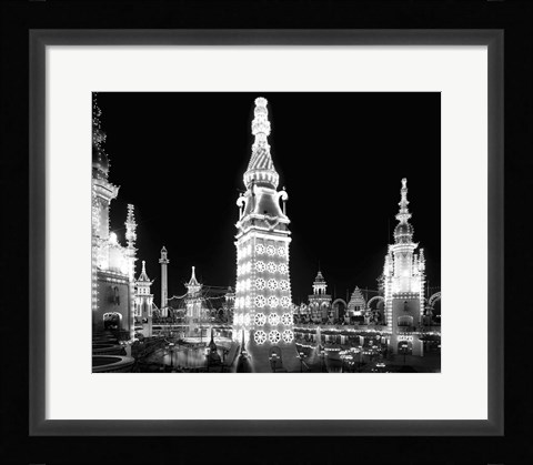 Framed Luna Park, Coney Island, 1905 Print
